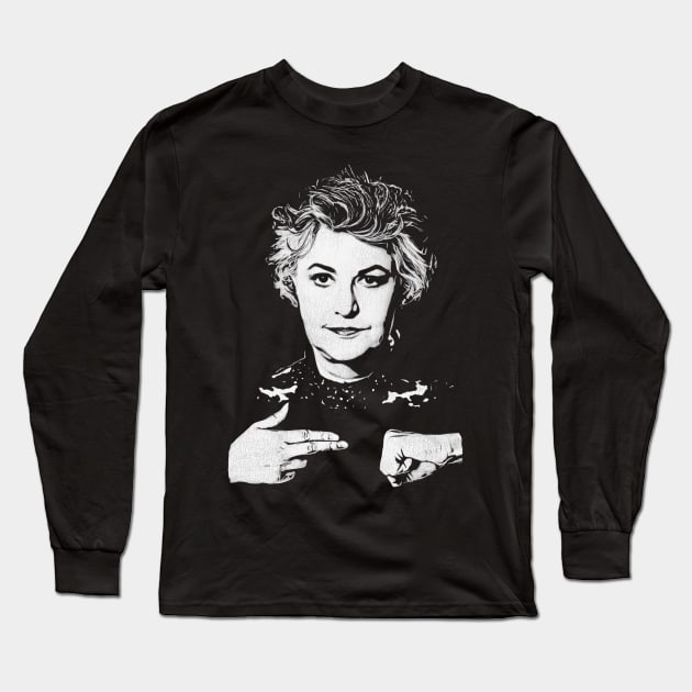 Dorothy Zbornak Run the Jewels /// Bea Arthur Tribute Long Sleeve T-Shirt by darklordpug